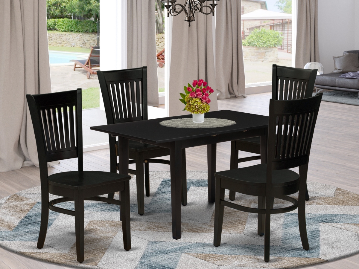 5 Piece Norden Dinette Set - Black