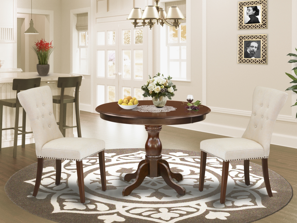 HBGA3-MAH-32 3 Piece Hartland Kitchen Table Set - Mahogany