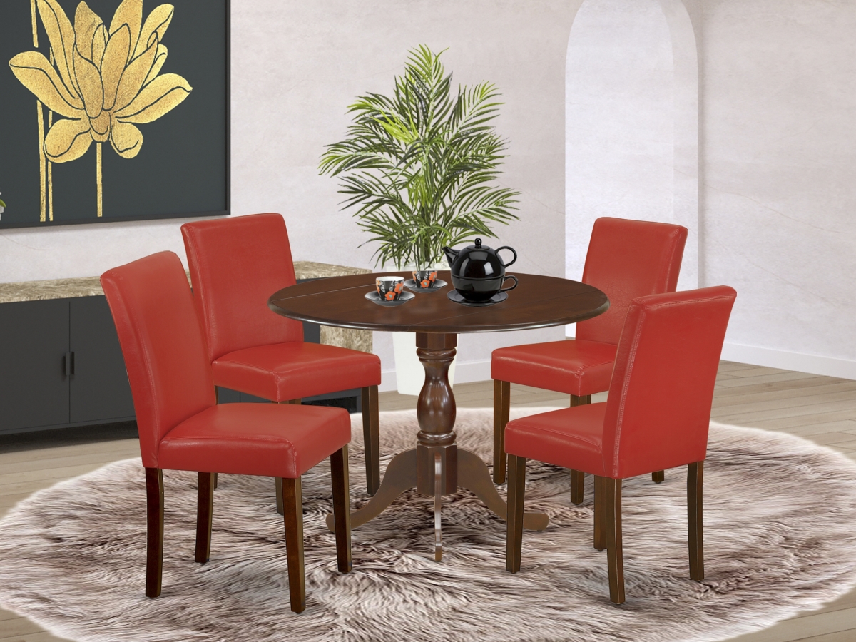 5 Piece Dublin Dining Table Set - Mahogany