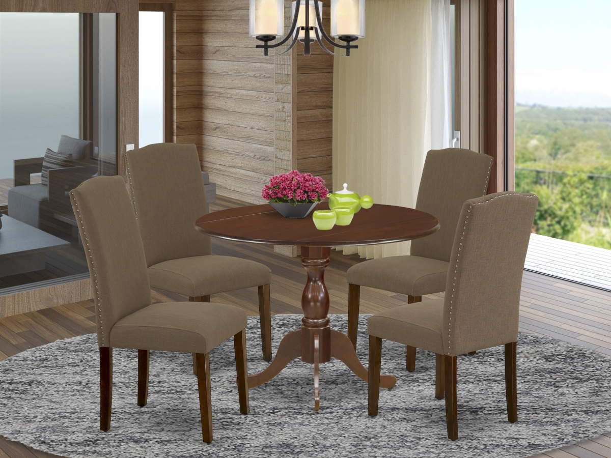 5 Piece Dublin Dining Table Set - Mahogany