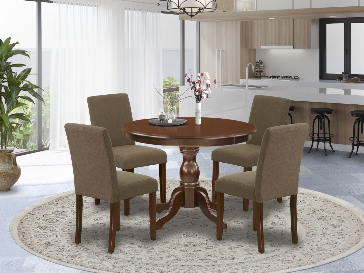 5 Piece Hartland Dining Table Set - Mahogany