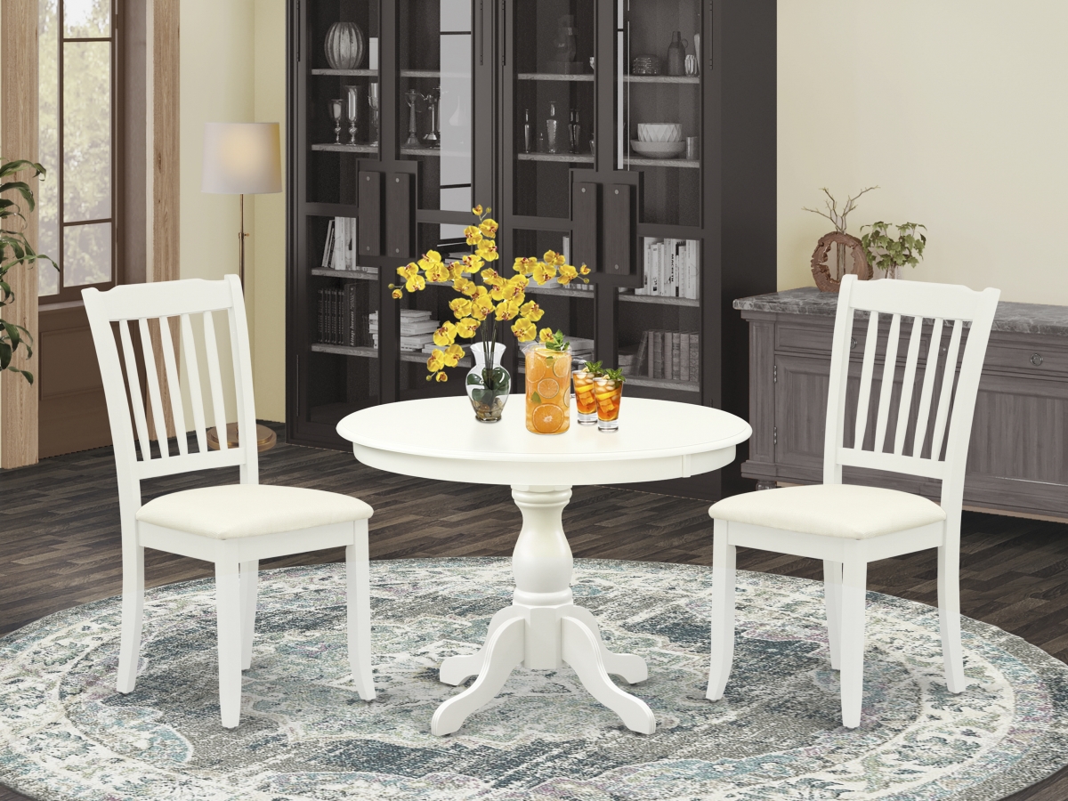 3 Piece Hartland Kitchen Furniture Set - Linen White