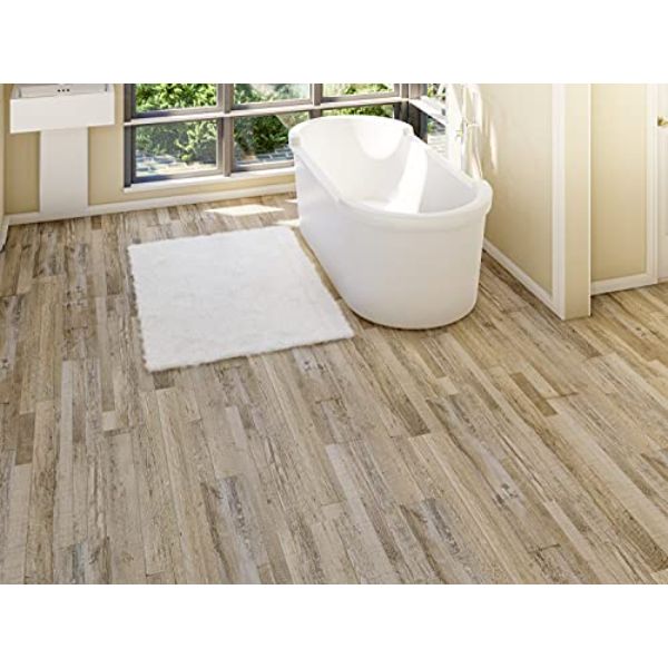 Picture of East West Furniture CA-47EC14 4 mm x 7 x 48 in. Capitola Silver Onyx Eva BacKing Size SPC Durable Flooring Planks with 20 mil Wear Layer & I4f Click Locking