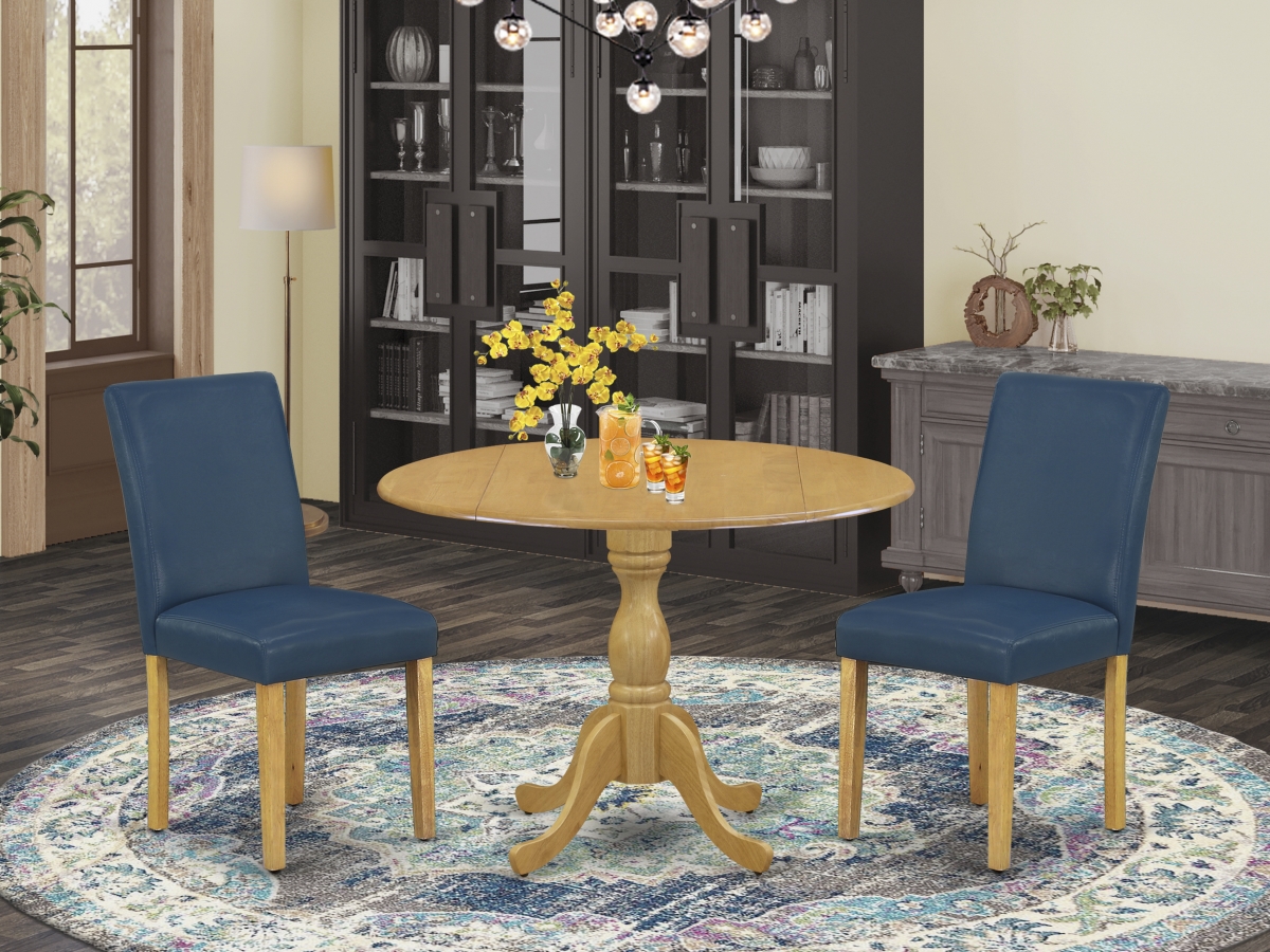 3 Piece Dublin Kitchen Table Set - Oak