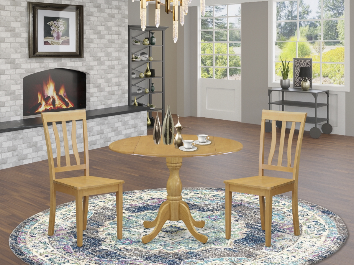 3 Piece Dublin Dining Room Set - Oak