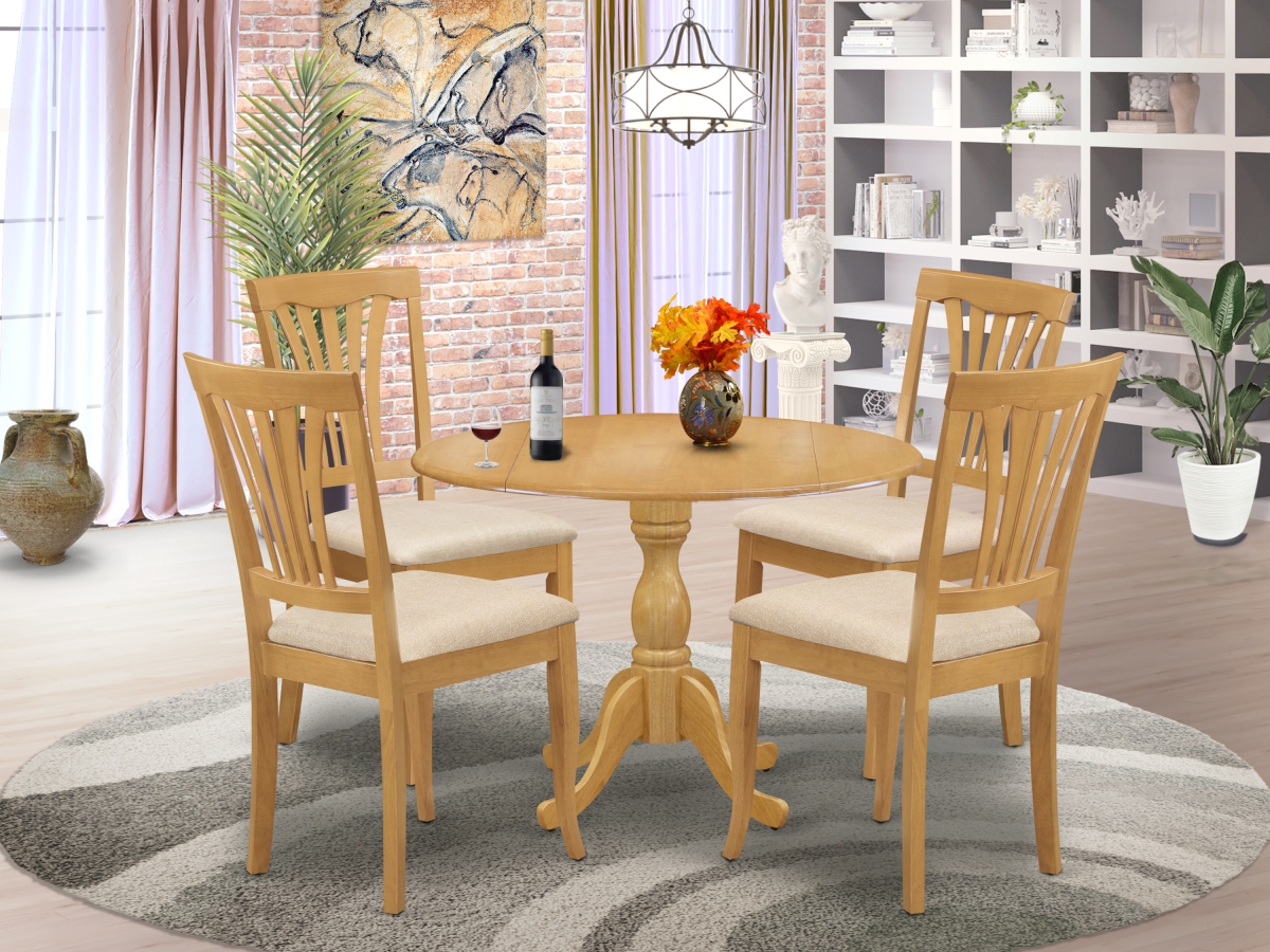 5 Piece Dublin Dining Room Set - Oak