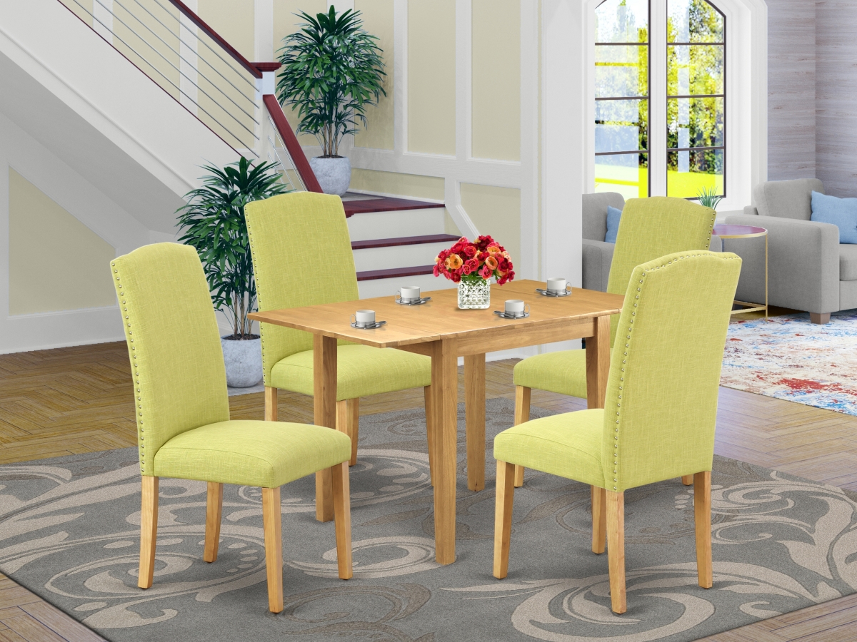 5 Piece Norden Dinette Set - Limelight & Oak