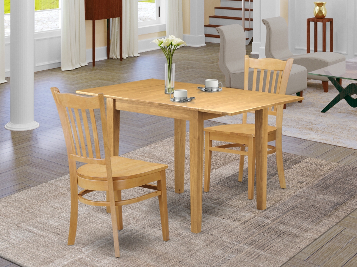 3 Piece Norden Dining Table Set - Oak