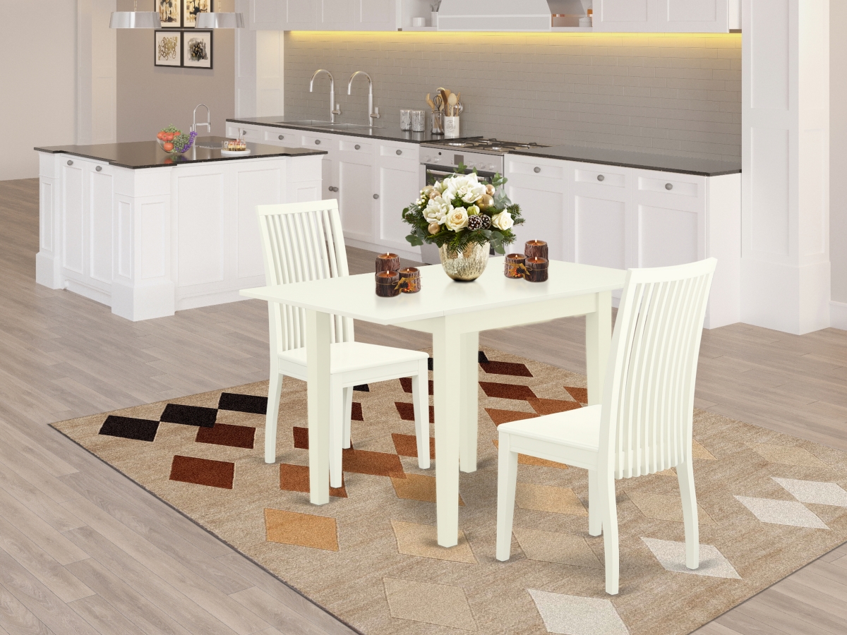 3 Piece Norden Kitchen Furniture Set - Linen White