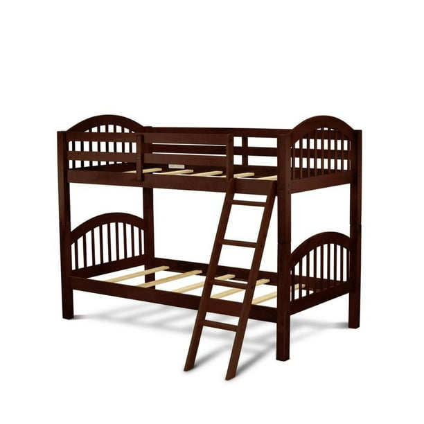 AVEB-08-T Verona Twin Bunk Bed in Java Finish, Java