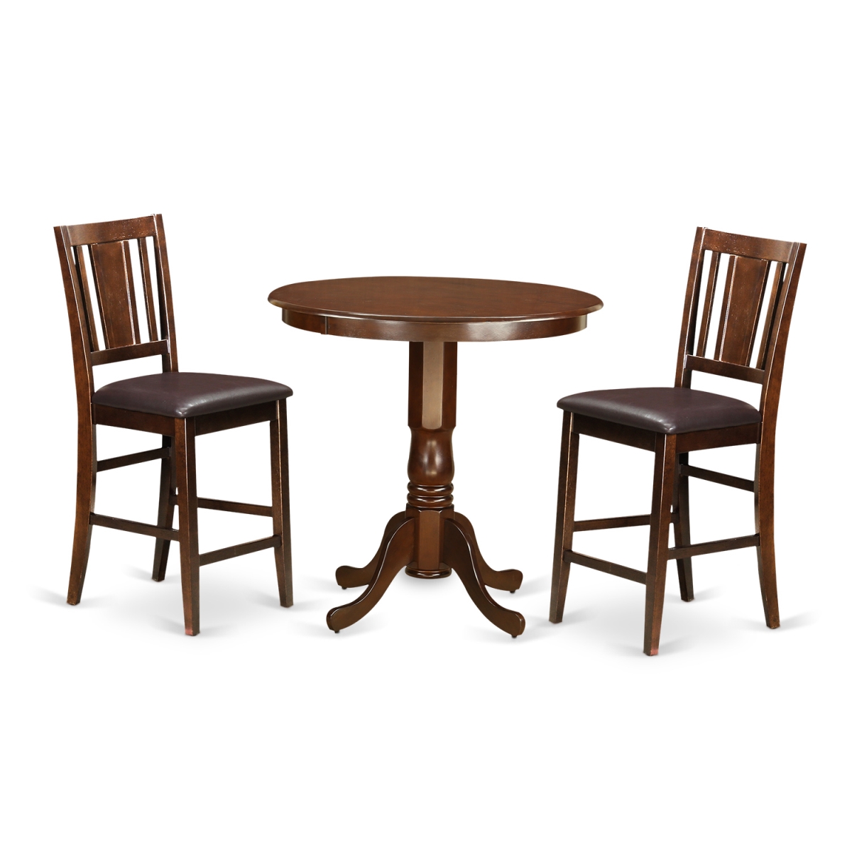 Counter Height Pub Table & 2 Dining Room Chair - Jackson