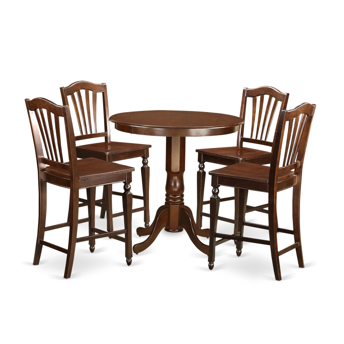 Dining Counter Height Table & 4 Bar Stools - Jackson