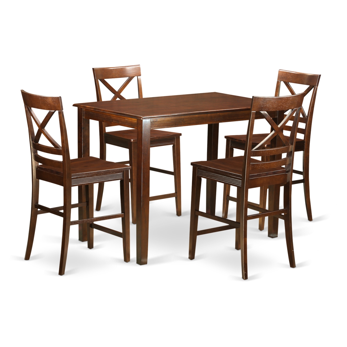 Counter Height Small Kitchen Table & 4 Chairs, Yarmouth