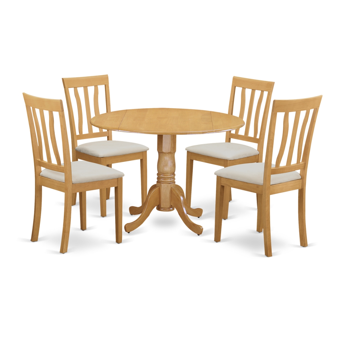 Dublin Dining Room Table & 4 Chairs, Oak