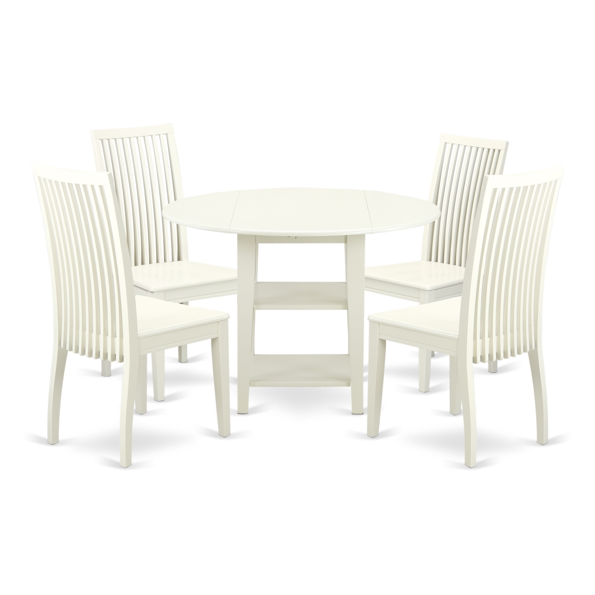 5 Piece Sudbury Set, Linen White