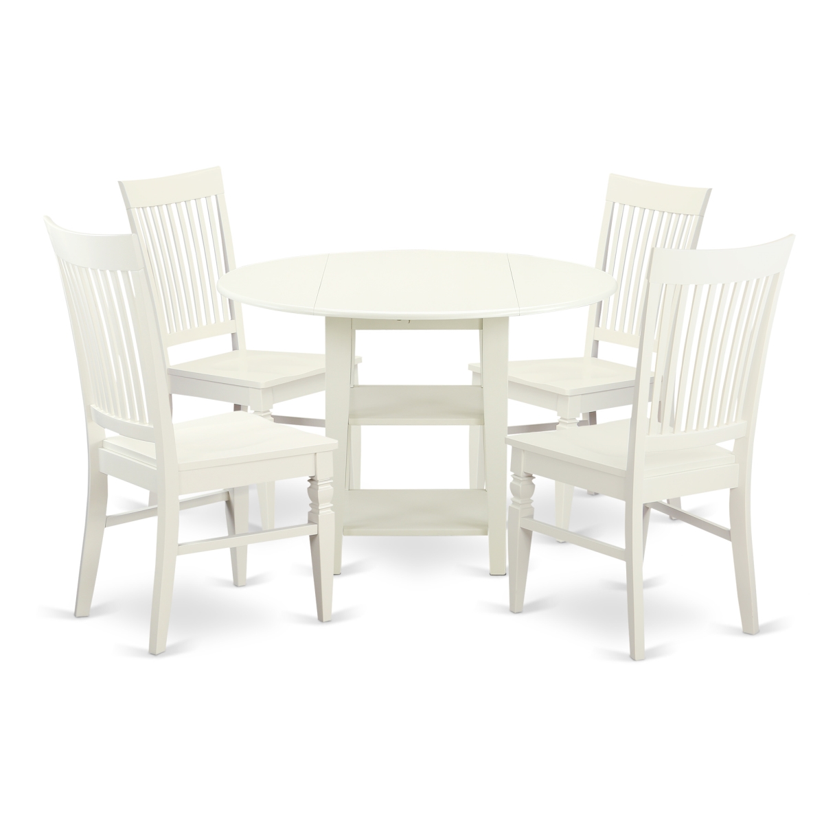 5 Piece Sudbury Set, Linen White