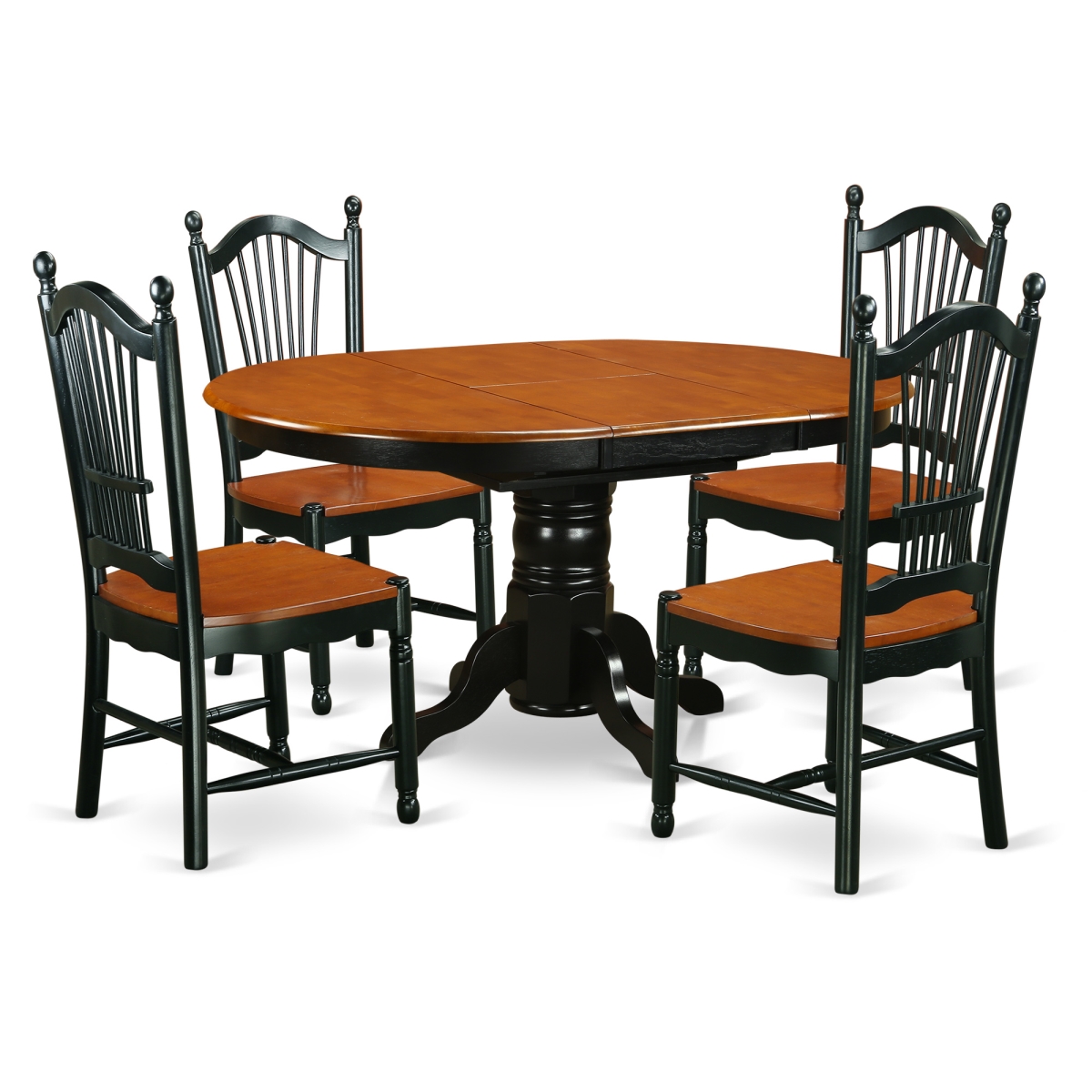 7 Piece Dining Set, Linen White
