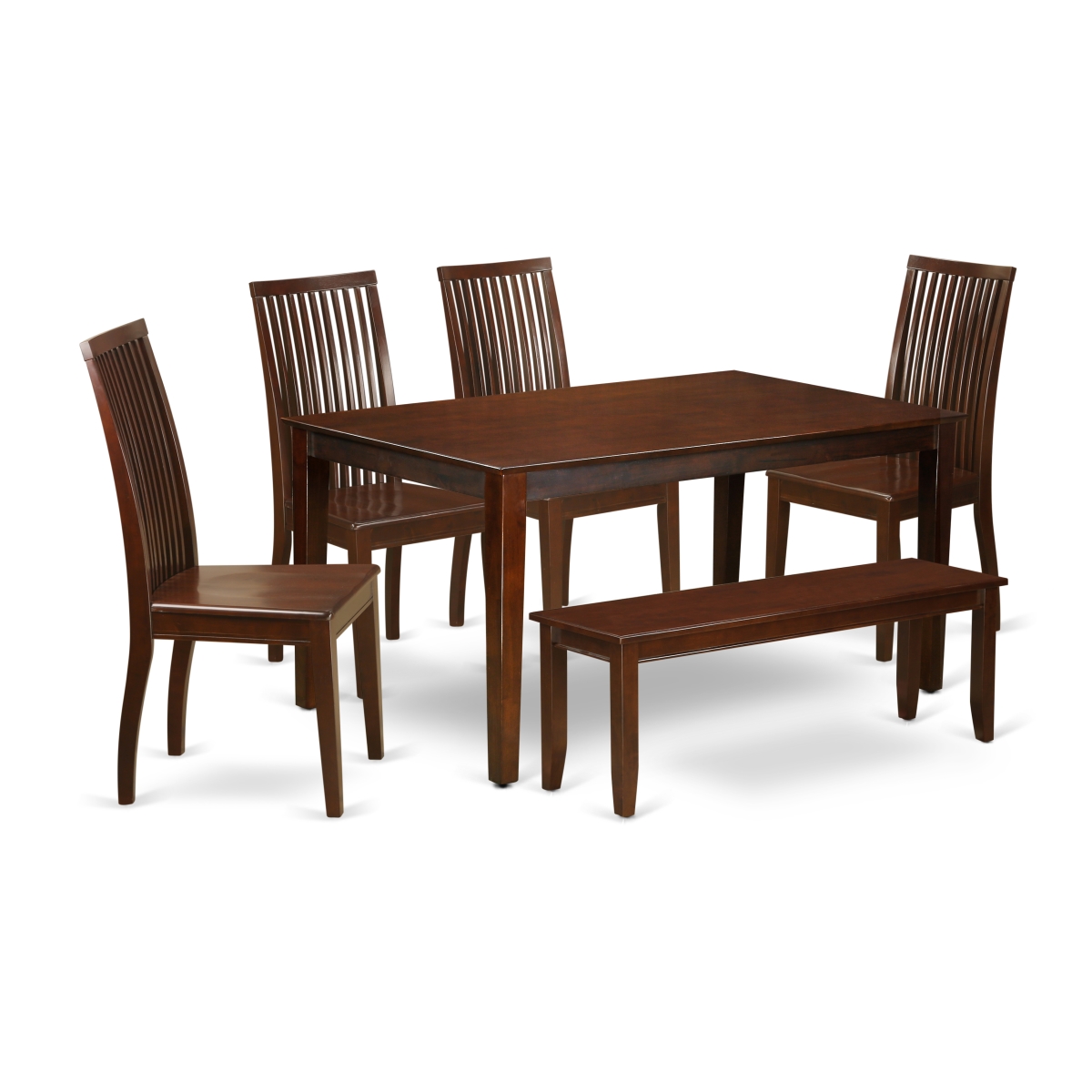 CAIP7-LWH-W 7 Piece Dining Table Set
