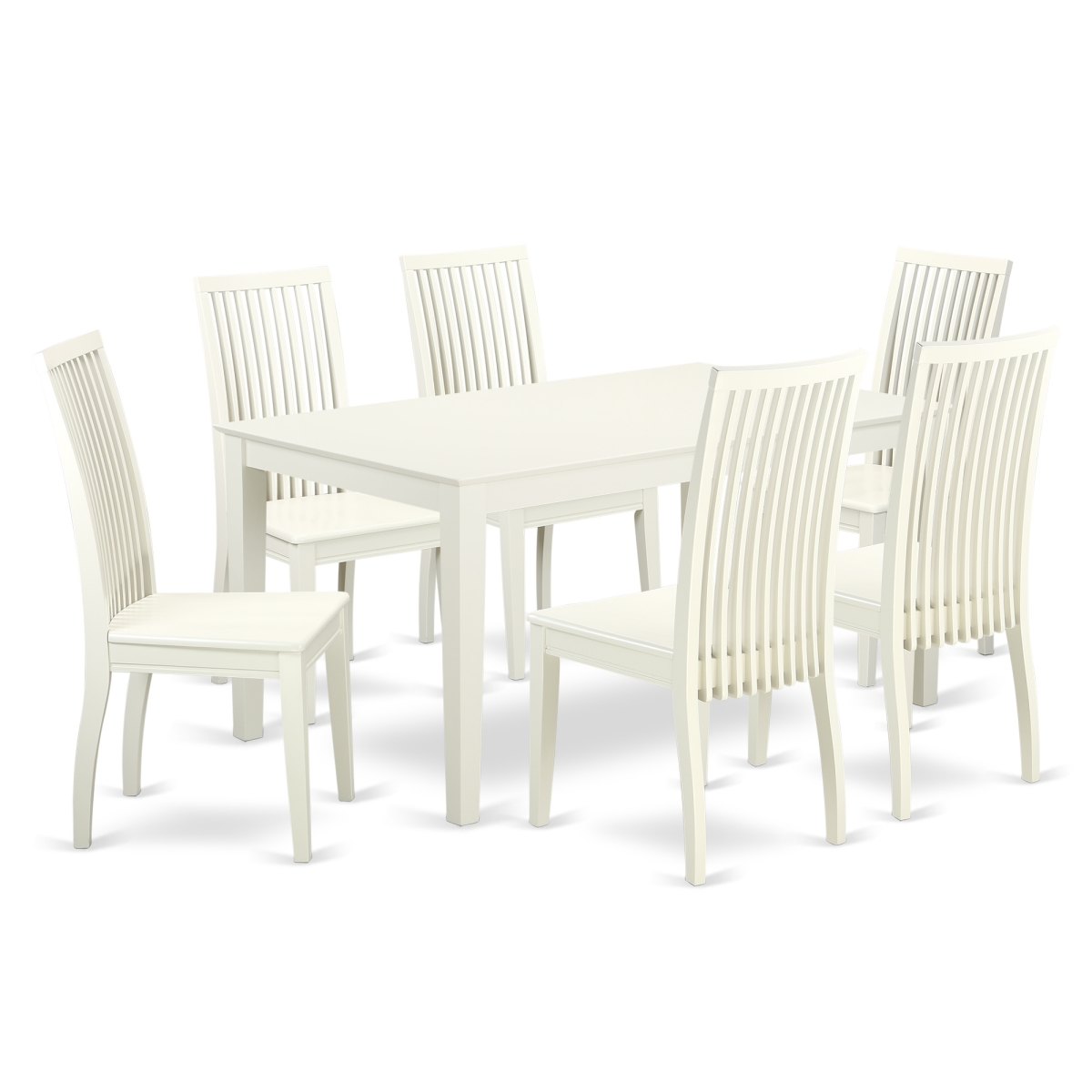 Picture of East West Furniture CAIP5-MAH-W 5 Piece Dining Table Set