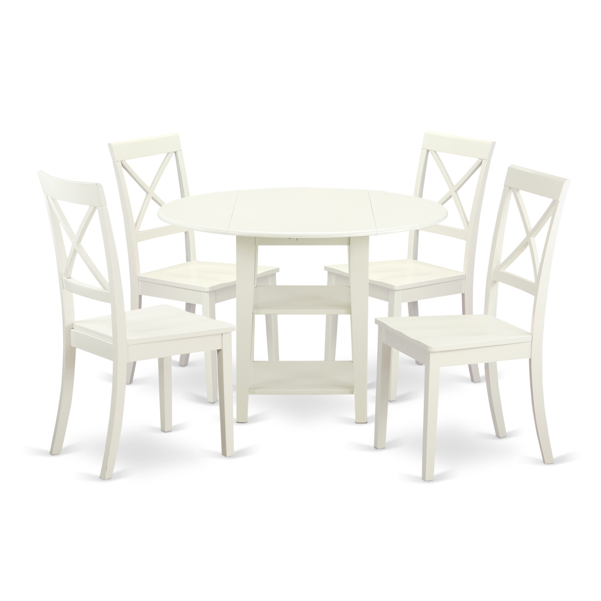 5 Piece Sudbury Set, Linen White