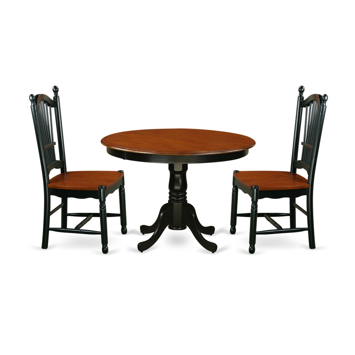 42 in. 3 Piece Hartland Set - Black & Cherry