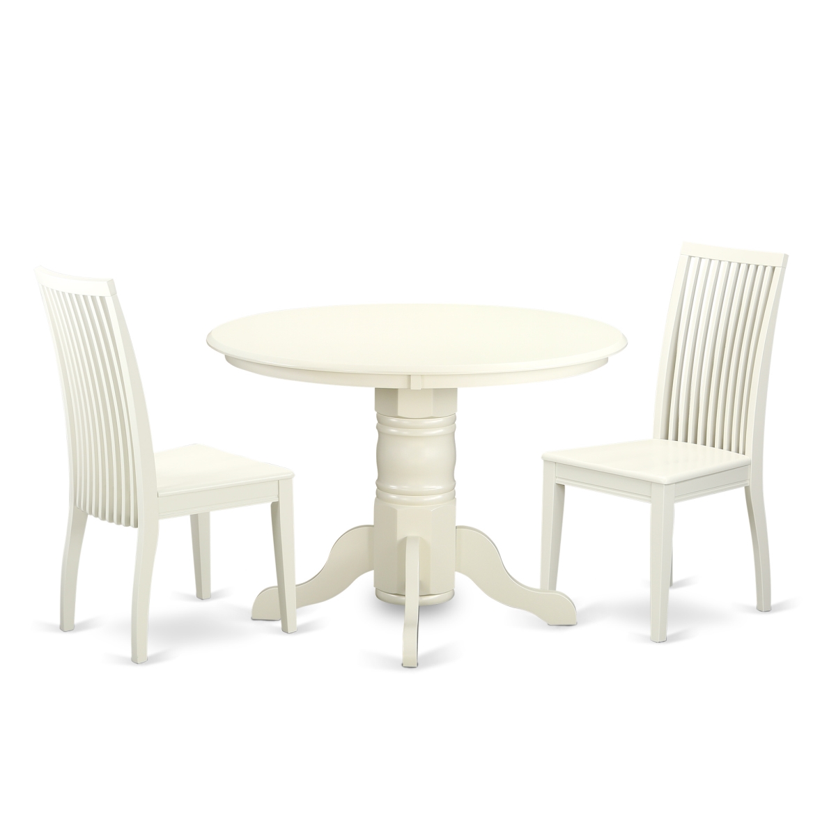 3 Piece Shelton Set, Linen White
