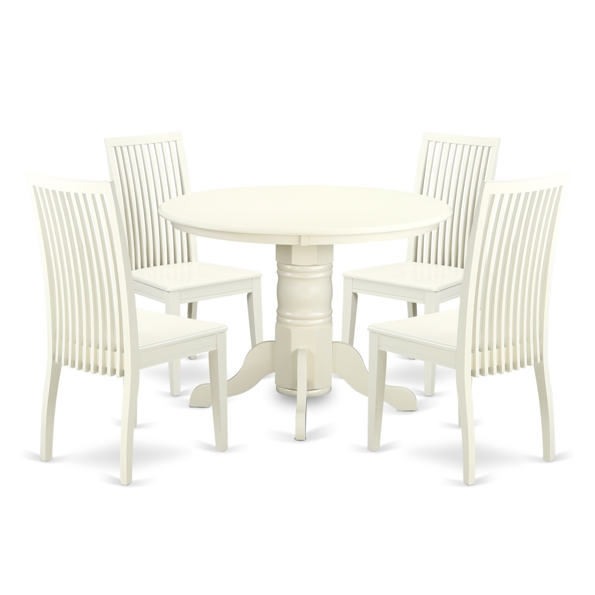 5 Piece Shelton Set, Linen White