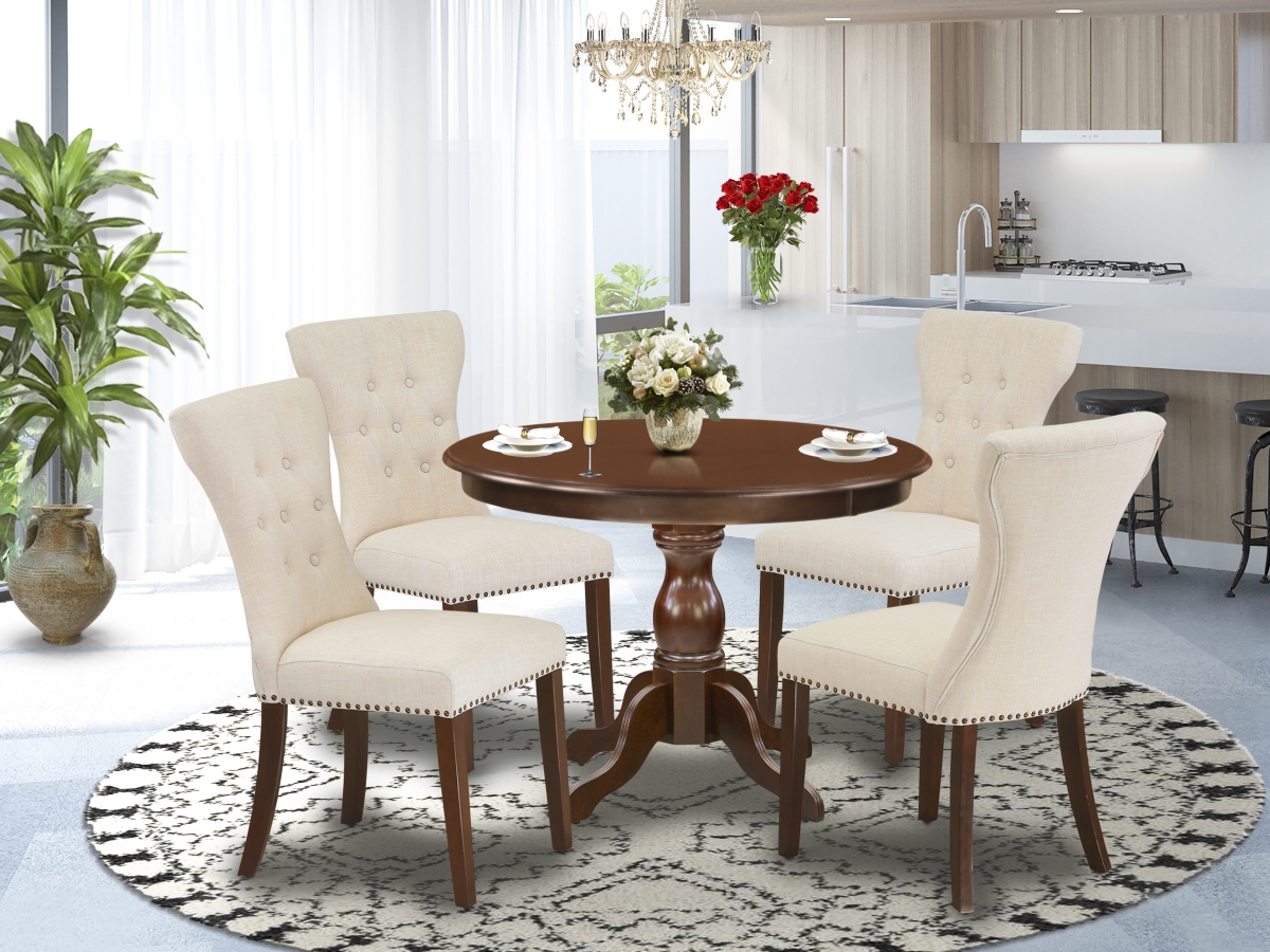 5 Piece Hartland Kitchen Furniture Set - Mahogany