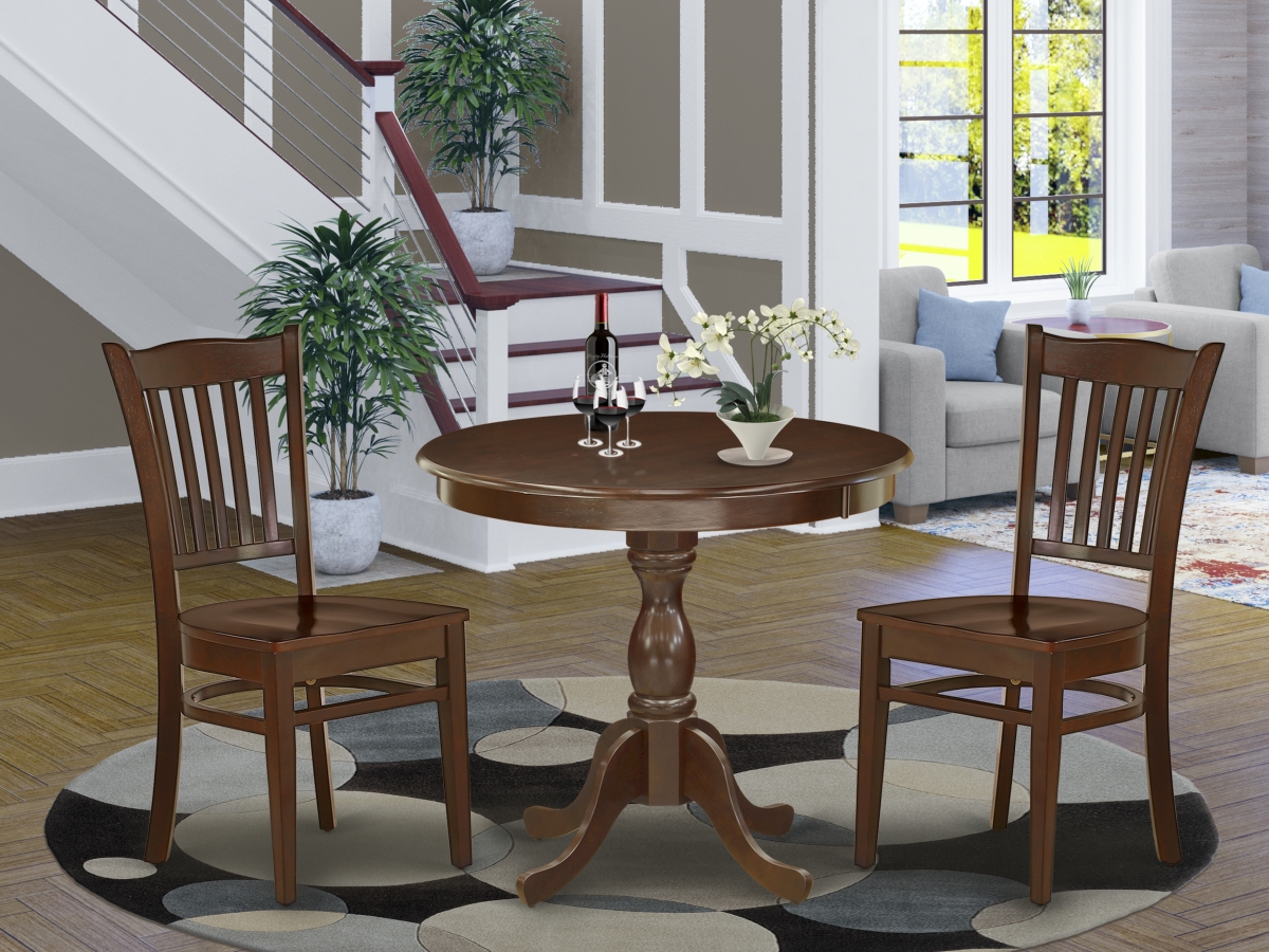 3 Piece Antique Dining Room Set - Mahogany