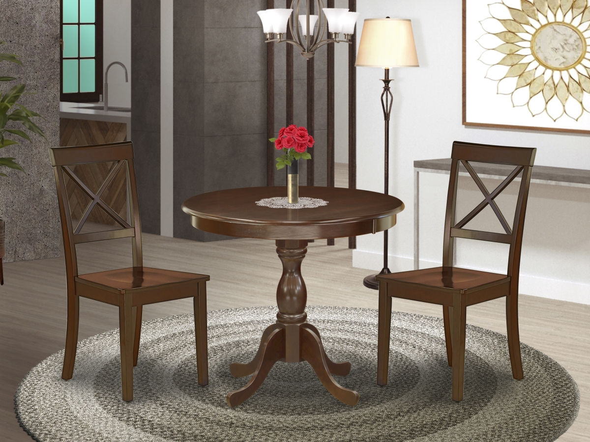 3 Piece Antique Dining Room Set - Mahogany