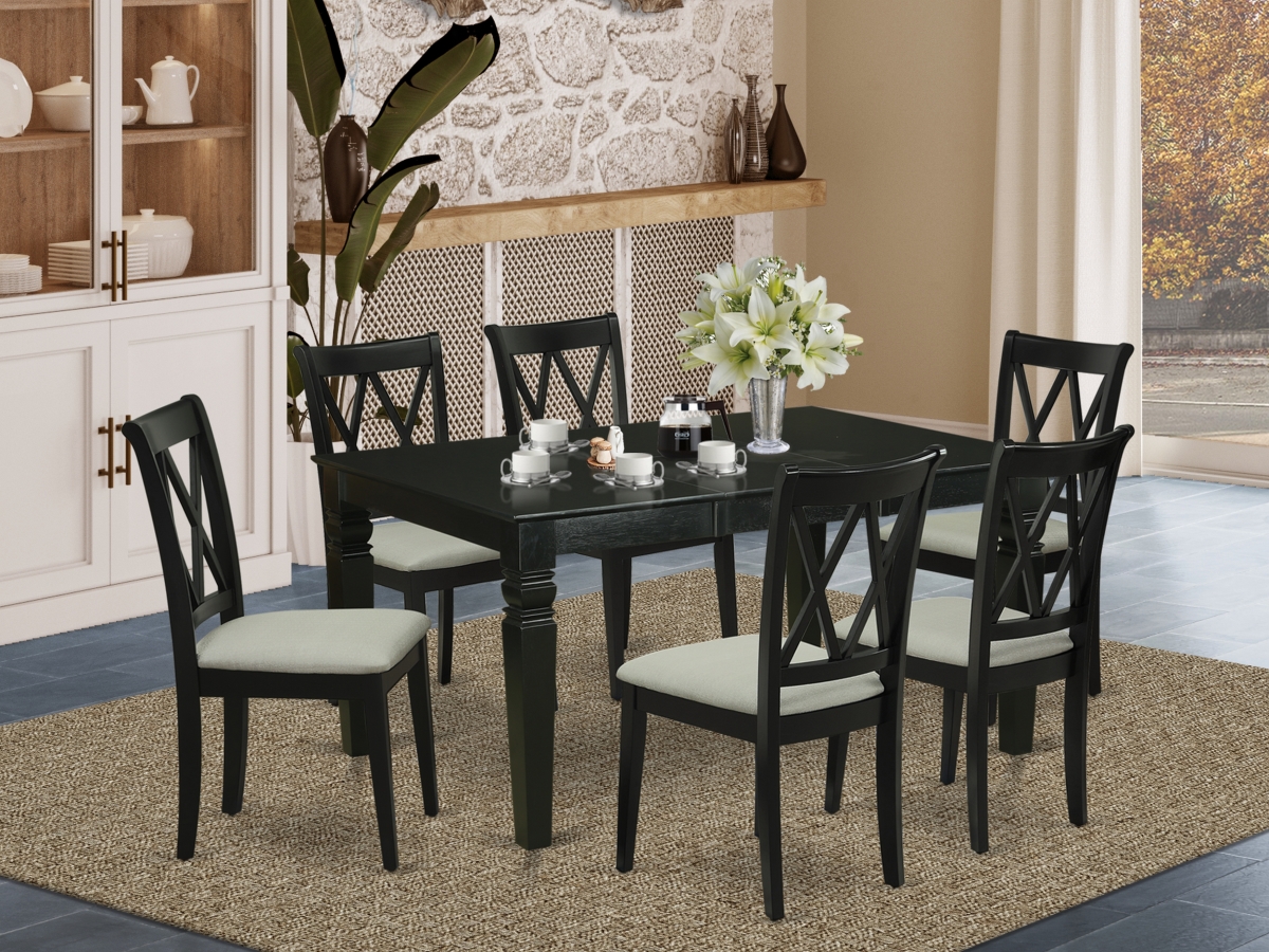 7 Piece Weston Dinette Set - Black