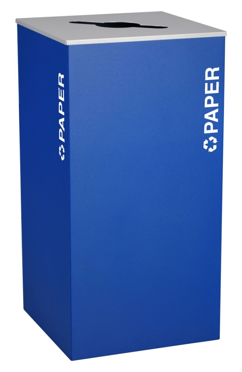 Picture of Ex-Cell Kaiser RC-KD36-P RYX 36 Gallon Paper Recycling Bin&#44; Royal