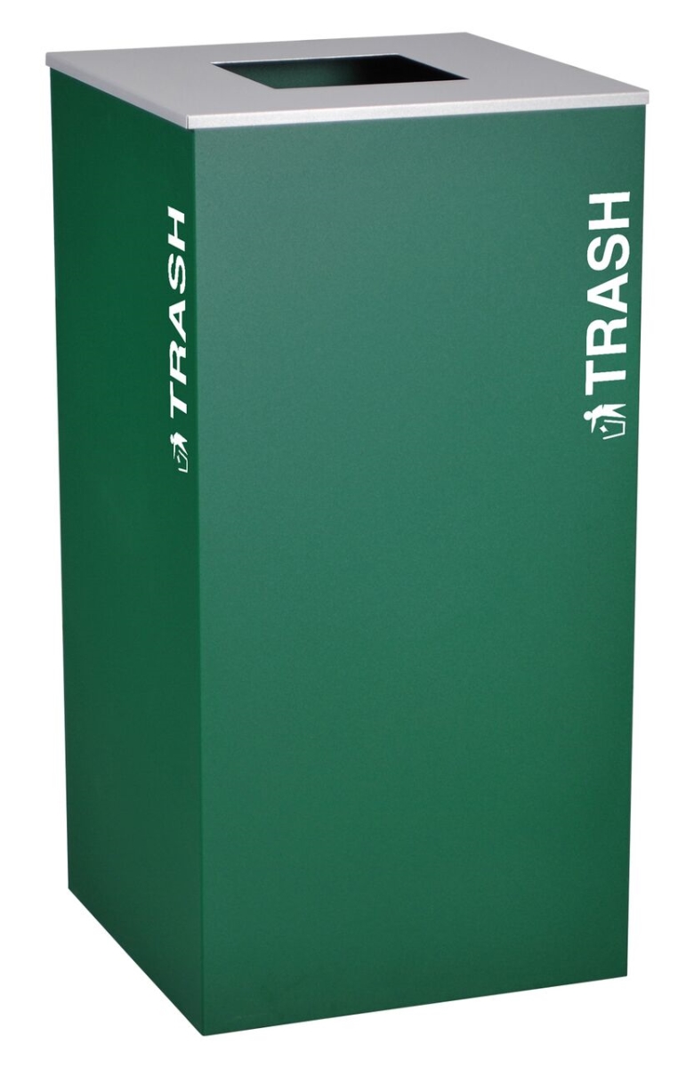 Picture of Ex-Cell Kaiser RC-KD36-T EGX 36 Gallon Trash Recycling Bin&#44; Emerald