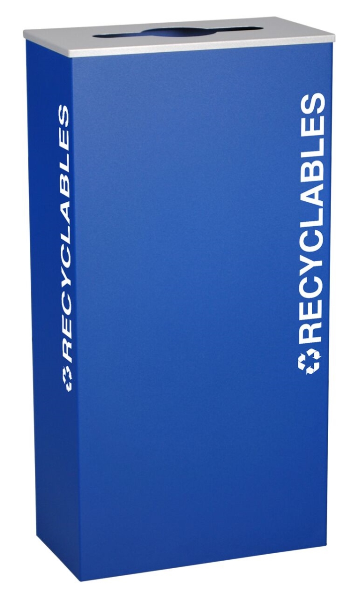 Picture of Ex-Cell Kaiser RC-KD17-R RYX 17 Gallon Rectangular Recycling Receptacle&#44; Royal