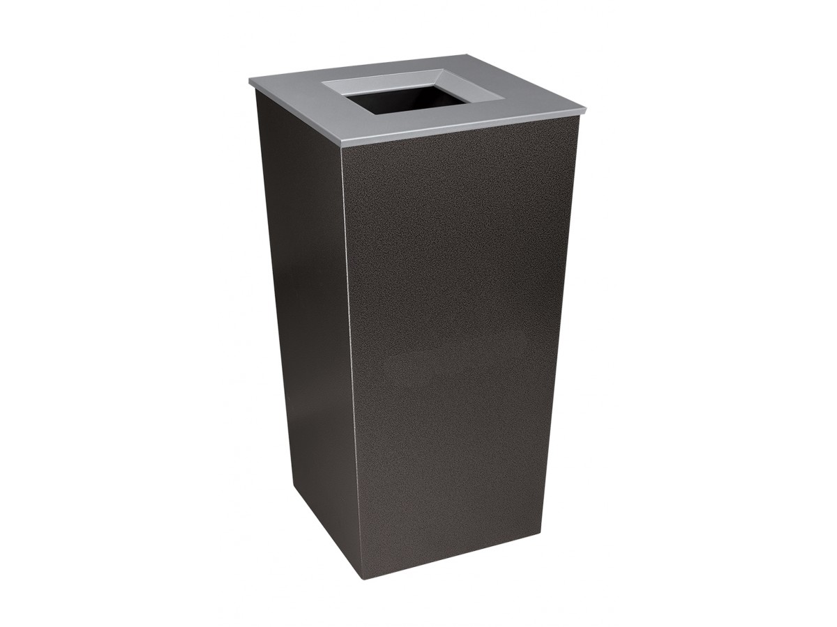 Picture of Ex-Cell Kaiser RC-MTR-34 TR HCCL 34 gal Metro Trash&#44; Hammered Charcoal - Steel