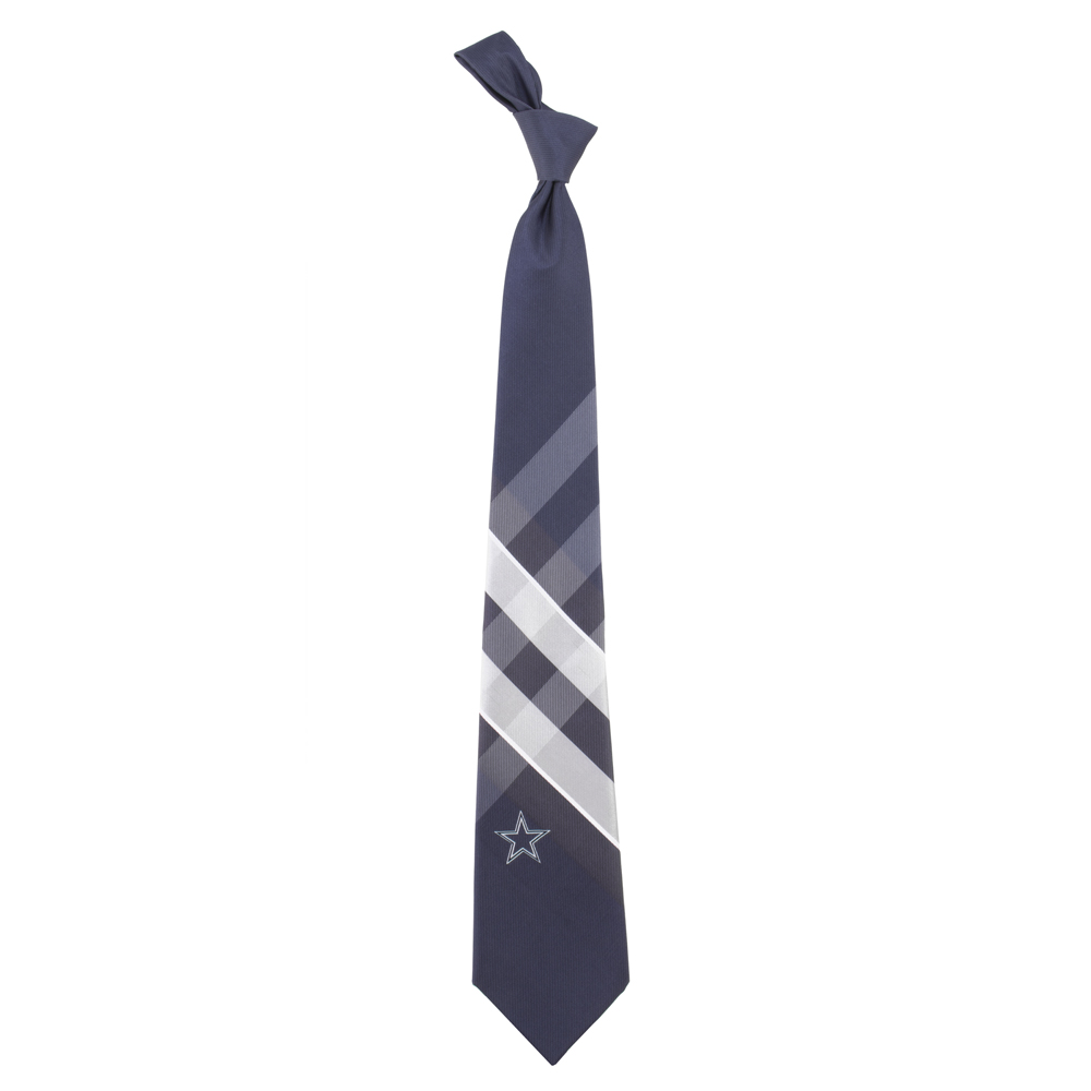 Men's Dallas Cowboys Woven Poly Grid Tie