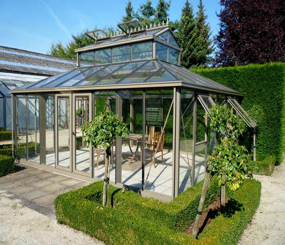 Picture of Exaco Cathedral 300 sq ft. Victorian Greenhouse with Large Cupola