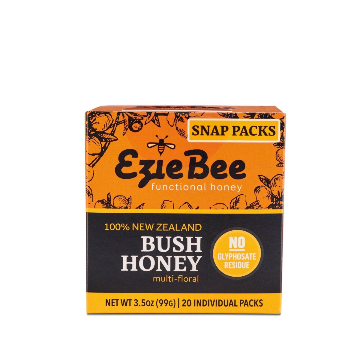 Picture of Ezie Bee 735850438900 3.5 oz Bush Honey Snap Packs