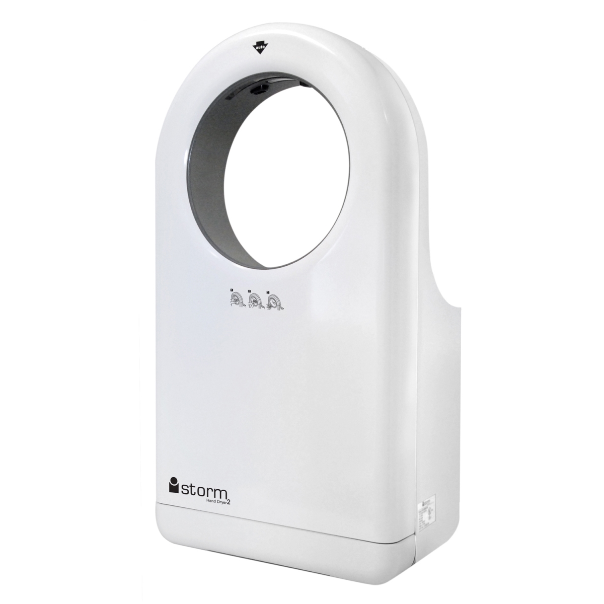 HD0983-17 110-120V IStorm2 High Speed Automatic Hand Dryer, White