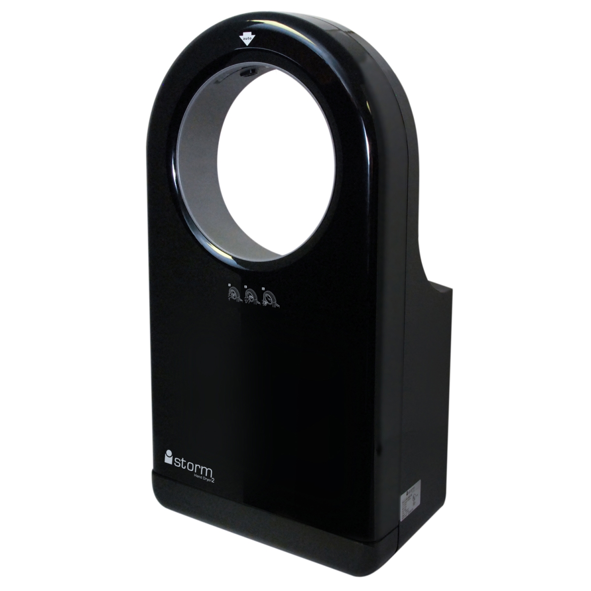 220-240V IStorm2 High Speed Automatic Hand Dryer, Black