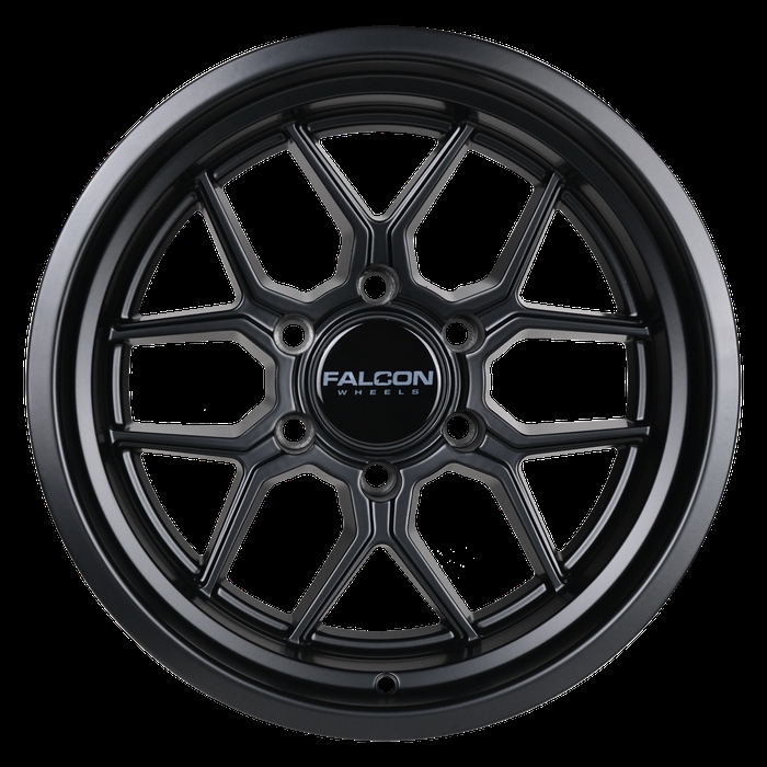 TX1-7983-25-MBK 17 x 9 in. TX1 Apollo Series Cast Aluminum Wheel, Full Matte Black