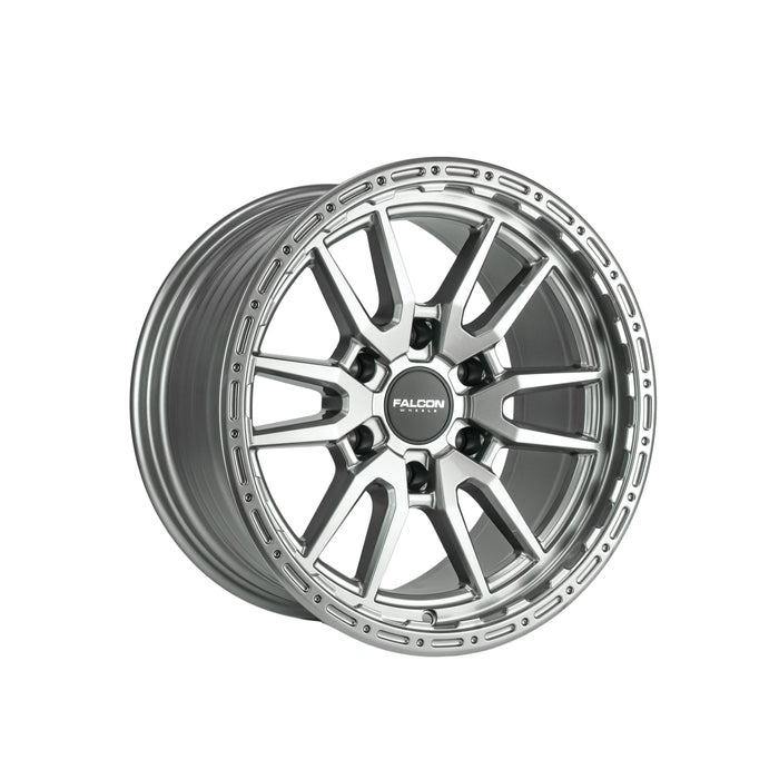 TC4-7983-0-GM TC4 Series 6 Lug Wheel - Gunmetal, 17 x 9.0 in., 6 x 139.7 mm