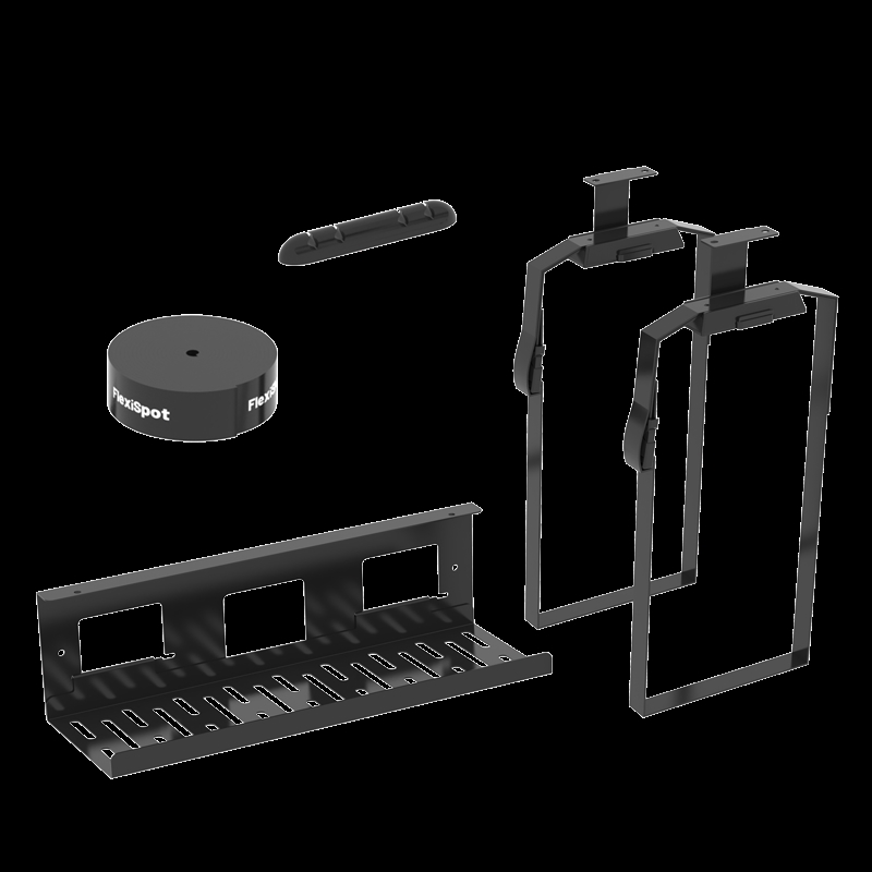 CMP048 Cable Management Tray, Black