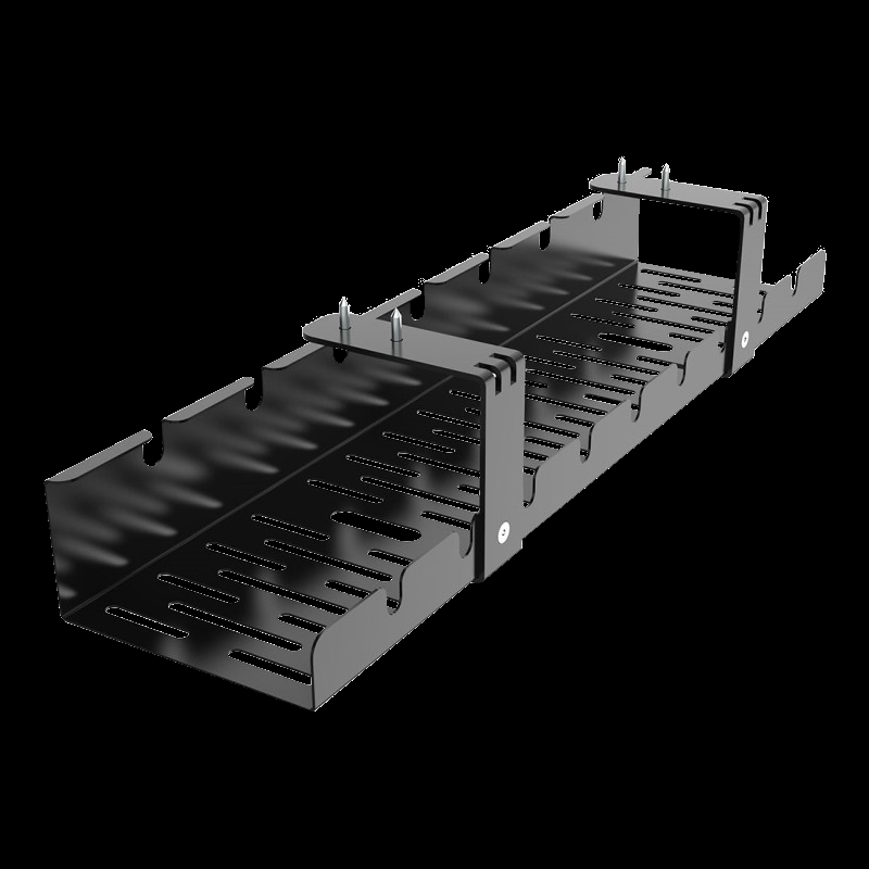 CMP502-W 19.7 x 4.7 x 3.5 in. Cable Management Tray, Black