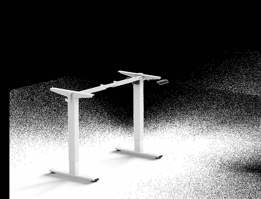 E2W-V2 Essential Standing Desk, White