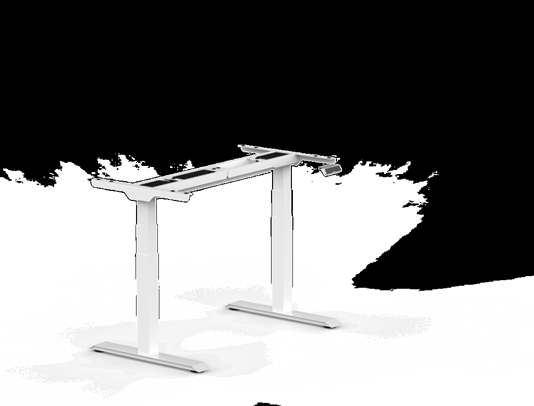 E7W 22.8 x 48.4 in. Premium Standing Desk, White