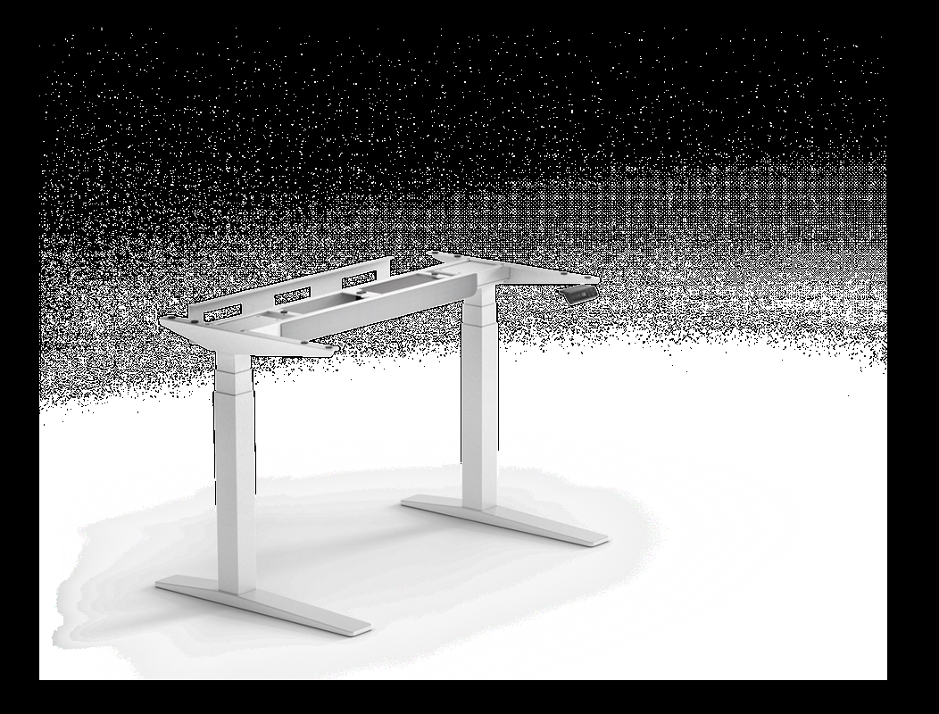 E7W-PRO 25.0 x 50.6 in. Premium Standing Desk, White