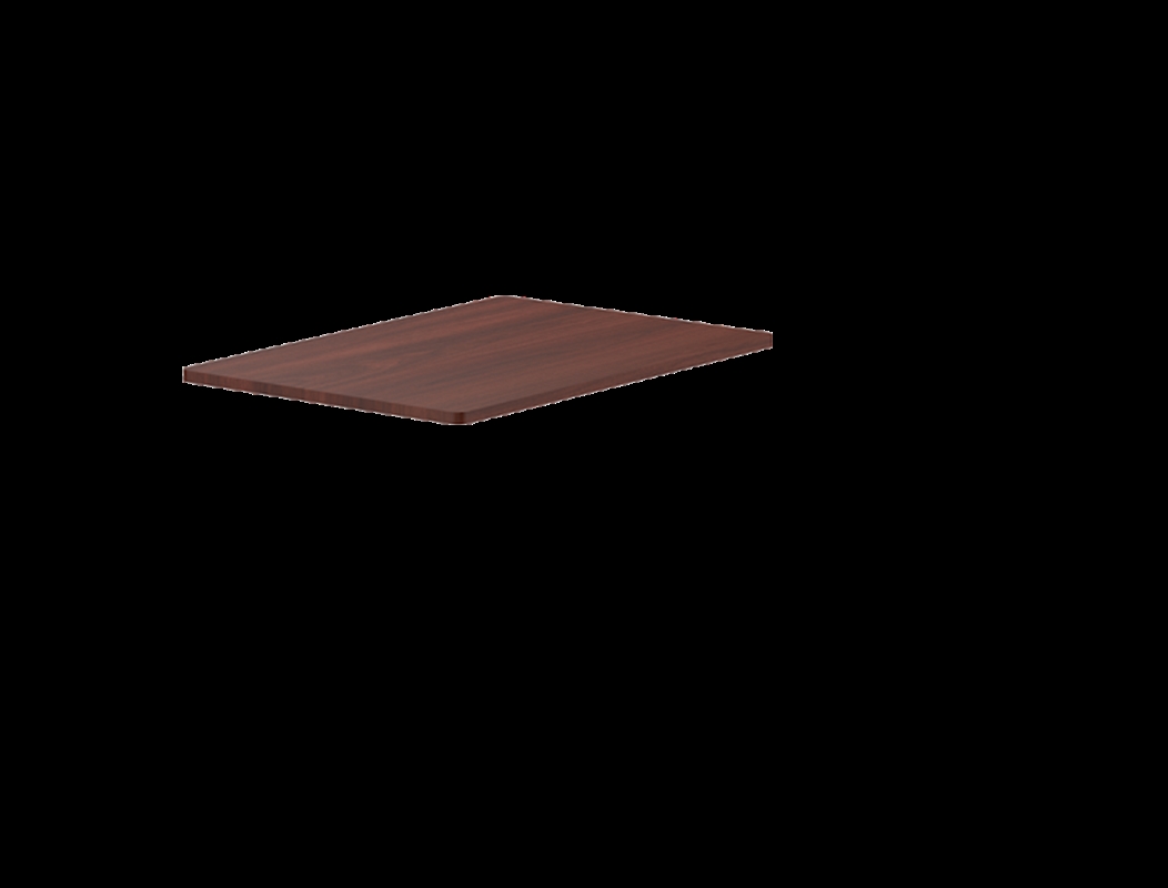 TB-R5528N-CB 55 x 28 in. Rectangular Desktop Chipboard, Mahogany