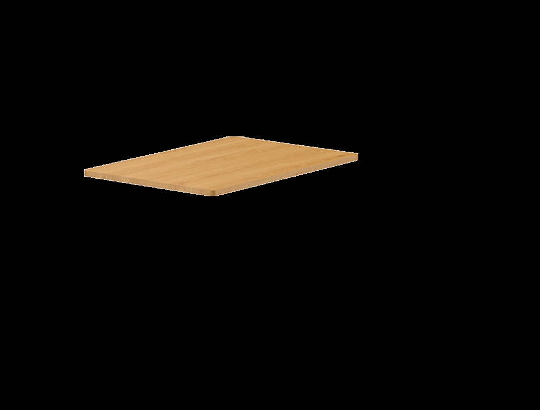 TB-R8030M-CB 80 x 30 in. Rectangular Desktop Chipboard, Maple