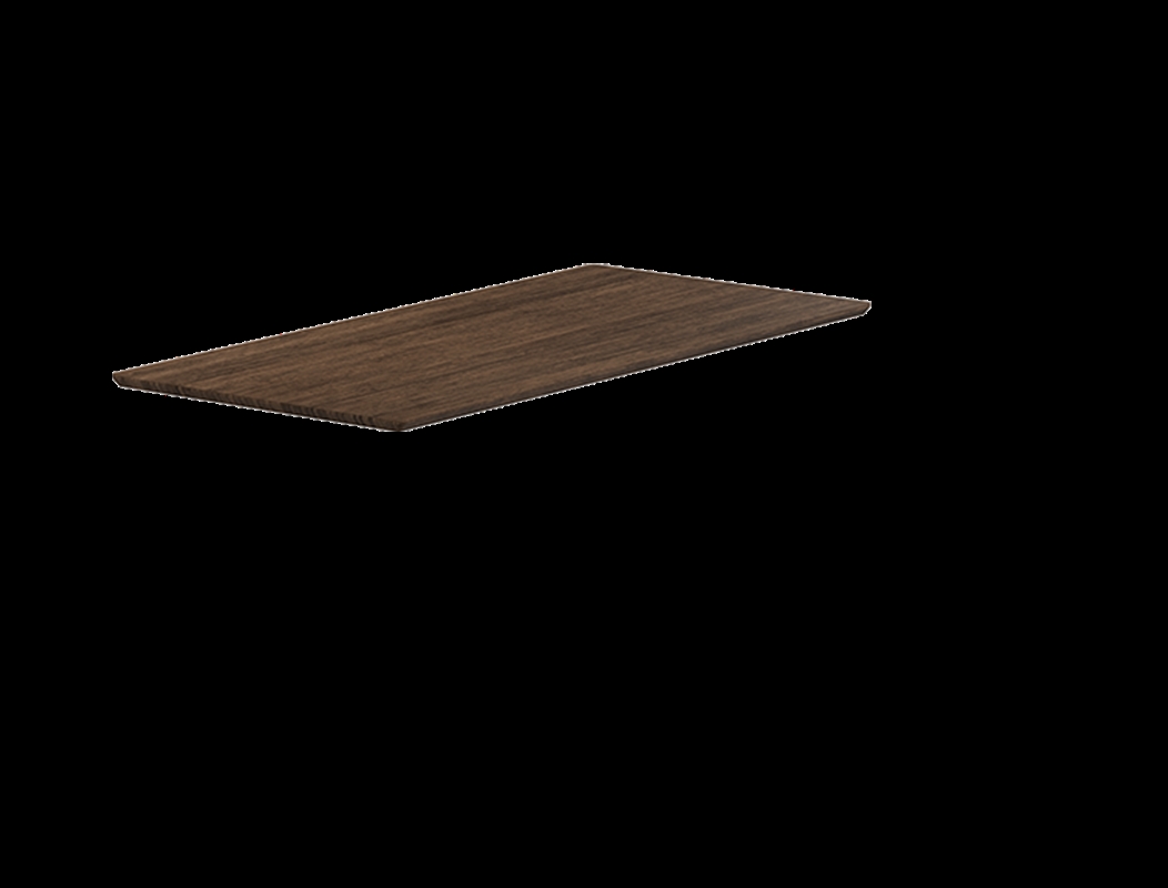 V-R6331LB-DB 63 x 31 in. Rectangle Desktop Table, Dark Bamboo